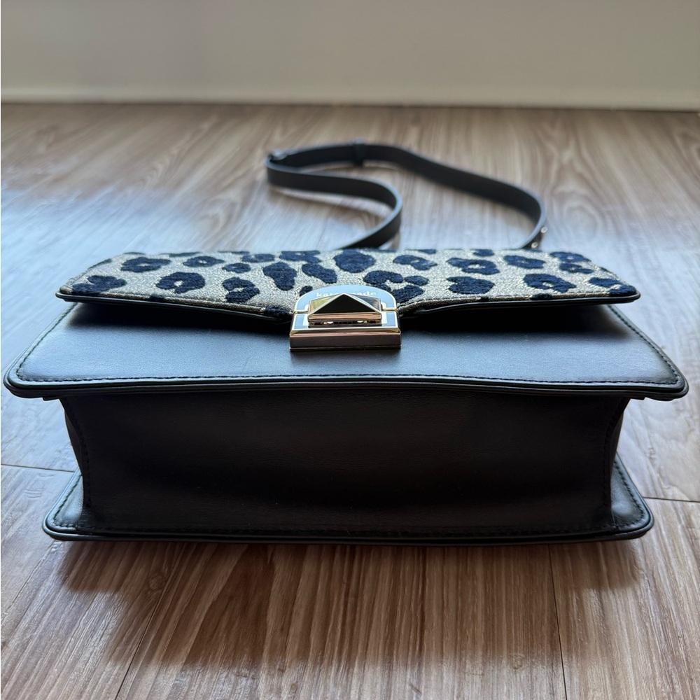 Kate Spade Leopard Print Shoulder Bag - Like New - Picture 13 of 14